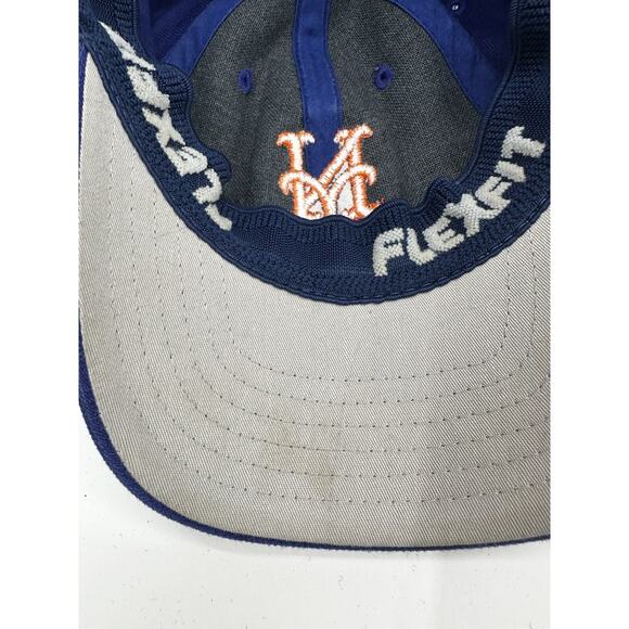 Twins Enterprise Kids MLB New York Mets Baseball Hat Blue Flexfit Fitted Cap - Picture 11 of 12